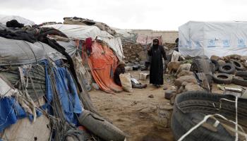 Camp for internally displaced people, Sana'a, Yemen, January 5 (Yahya Arhab/EPA-EFE/Shutterstock)