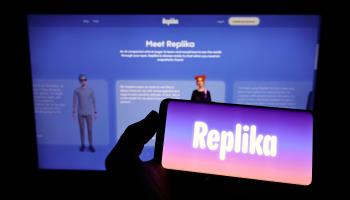 Replika's artificial intelligence companion tool (Shutterstock)