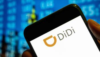 Didi logo displayed on a smartphone screen (Budrul Chukrut/SOPA Images/Shutterstock)
