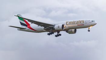 Emirates Boeing 777 Cargo Plane, January 5 (Nicolas Economou/NurPhoto/Shutterstock)