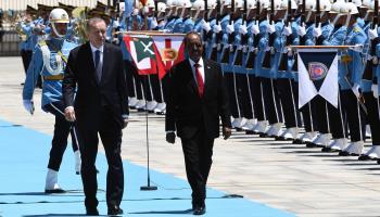President Hassan Sheikh Mohamud makes an official visit to Turkey, July 6 (CHINE NOUVELLE/SIPA/Shutterstock)