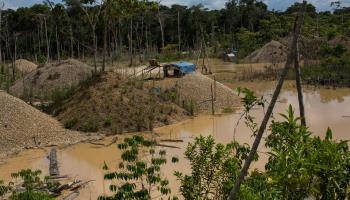 An illegal gold mine in Madre de Dios, Peru (Rodrigo Abd/AP/Shutterstock)