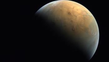 First image of Mars sent by the Hope Probe, February 17, 2021 (Balkis Press/ABACA/Shutterstock)
