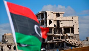 Damaged building in Benghazi, 2021 (Hakeam El-Yamany/AP/Shutterstock)