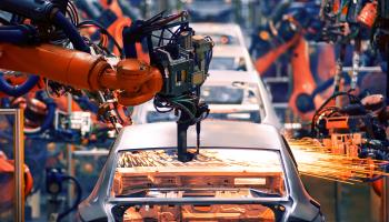 Automobile assembly line production (Shutterstock)