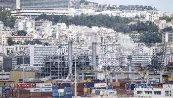 Algiers' harbour and gas tanks (Blondet Eliot/ABACA/Shutterstock)