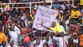 Kenyans celebrate at the inauguration of President William Ruto, September 13 (Boniface Muthoni/SOPA Images/Shutterstock)