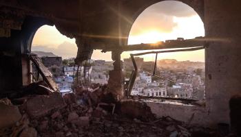 War damage in Taiz city, Yemen, 2018 (Shutterstock)