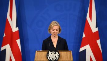 UK Prime Minister Liz Truss (Daniel Leal/AP/Shutterstock)