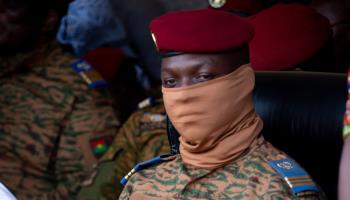 New Burkinabe junta leader, Ibrahim Traore (Kilaye Bationo/AP/Shutterstock)