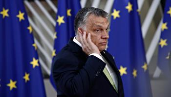 Hungarian Prime Minister arrives for a summit with EU leaders, Brussels, June 22 (Alexandros Michailidis/Shutterstock)