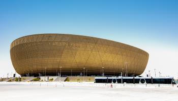 The 80,000-seat Lusail Stadium, Doha, Qatar (Shutterstock)