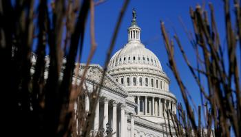 The US Capitol building, Washington DC, February 21 (Patrick Semansky/AP/Shutterstock)