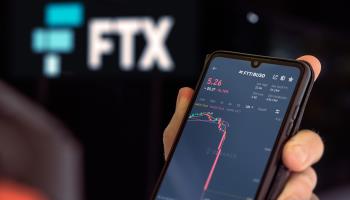 Illustration image of FTX and its digital coin (Shutterstock)