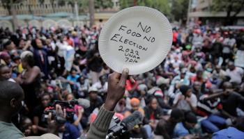 Kenyans protest over the rising cost of living, July 7 (Brian Inganga/AP/Shutterstock)