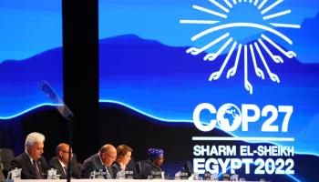 The closing plenary of the COP27 summit in Sharm el-Sheikh, Egypt. November 20, 2022 (Xinhua/Shutterstock)