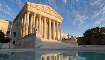 The US Supreme Court building in Washington, DC (Shutterstock)