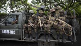 Kenyan troops join a regional intervention force in the DRC, November 16 (Ben Curtis/AP/Shutterstock)