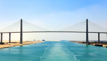 The Suez Canal Bridge, also known as the 25 January Bridge. (Shutterstock)