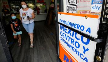 A California business offering cash transfers to Latin America (Gregory Bull/AP/Shutterstock)