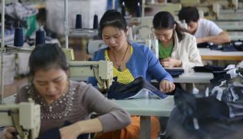Garment manufacturing facility in Jiangxi province, East China (AP/Shutterstock)