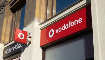 Vodafone shop in Budapest, November 1, 2021 (Postmodern Studio/Shutterstock)