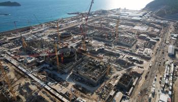 Construction at the Akkuyu nuclear power plant, Turkey, August 18, 2022 (CHINE NOUVELLE/SIPA/Shutterstock)