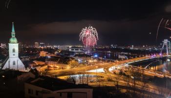 Fireworks on the Danube, Bratislava (Shutterstock)