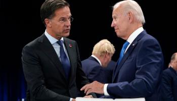 Dutch Prime Minister Mark Rutte and US President Joe Biden (Susan Walsh/AP/Shutterstock)