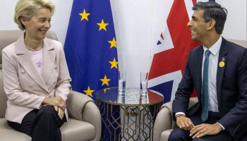 UK Prime Minister Rishi Sunak and European Commission President Ursula von der Leyen (Steve Reigate/AP/Shutterstock)