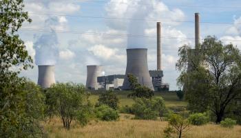 The Bayswater power station in New South Wales, November 2, 2021 (Mark Baker/AP/Shutterstock)