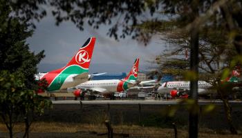 Kenya Airways planes on the tarmac at Jomo Kenyatta International Airport (Daniel Irungu/EPA-EFE/Shutterstock)
