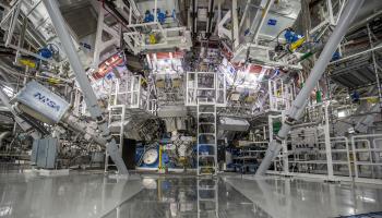 The target Chamber at the National Ignition Facility, California (Lawrence Livermore National Labo/ZUMA Press Wire/Shutterstock)