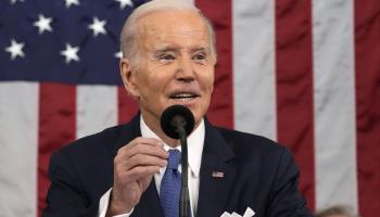 President Joe Biden delivers the State of the Union address to Congress, February 7, 2023 (Martin Jacquelyn/Pool/ABACA/Shutterstock)