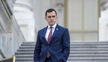Rep. Mike Gallagher, who chairs the new Select Committee on China, at the Capitol, Washington DC, January 11, 2023 (Bonnie Cash/UPI/Shutterstock)
