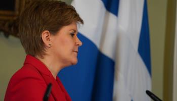 Scotland's outgoing First Minister Nicola Sturgeon (Chine Nouvelle/SIPA/Shutterstock)