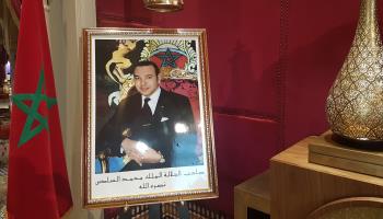 Framed picture of Morocco's king (Shutterstock)