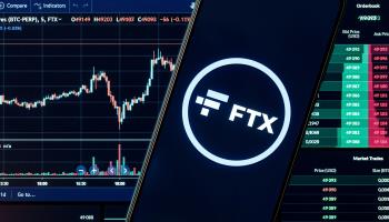 Smartphone app of the collapsed cryptocurrency exchange FTX (Shutterstock)
