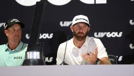Dustin Johnson, winner of the LIV Golf tour, Bedminister, New Jersey, July 31, 2022 (Shutterstock)