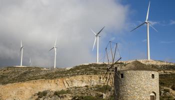 Windfarm on the island of Naxos (Shutterstock/DbDo)