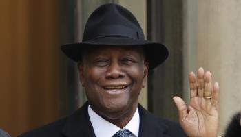 Ivory Coast President Alassane Ouattara (Lewis Joly/AP/Shutterstock)