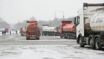 Fuel tankers at a Gazprom refinery in Moscow (Maxim Shipenkov/EPA-EFE/Shutterstock)