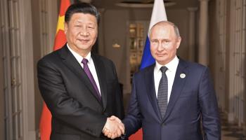 Presidents Xi Jinping of China and Vladimir Putin of Russia (Shutterstock)