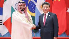 Chinese President Xi Jinping with Saudi Prince Mohammed bin Salman, September 2016 (Shutterstock)