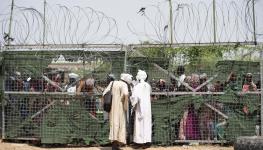 Aid distribution to displaced people in South Darfur, August 2021 (Gregg Brekke/ZUMA Press Wire/Shutterstock)