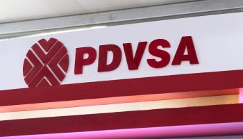 The logo of Venezuelan state oil company PDVSA (Shutterstock)