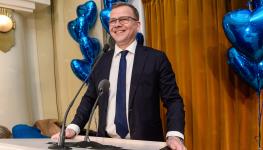 Leader of the centre-right National Coalition Party, Petteri Orpo.(Mikko Stig/EPA-EFE/Shutterstock)