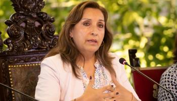 Peruvian President Dina Boluarte (Shutterstock)