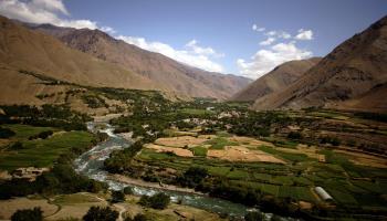 A view of the Panjshir Valley (Mohammad Kheirkhah/UPI/Shutterstock)