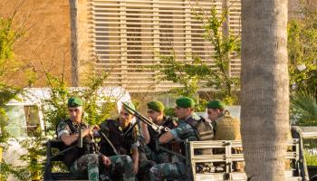  Lebanese army soldiers, Beirut (Shutterstock)